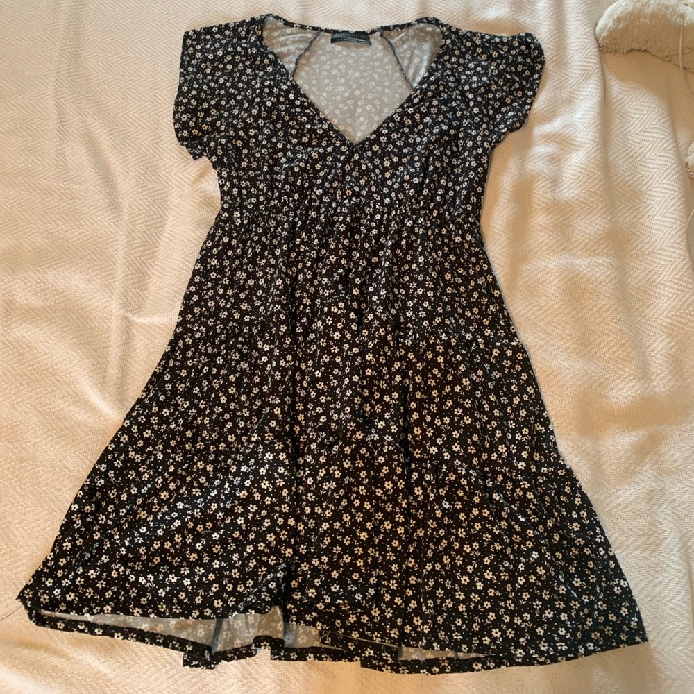 Mink short sleeve dress